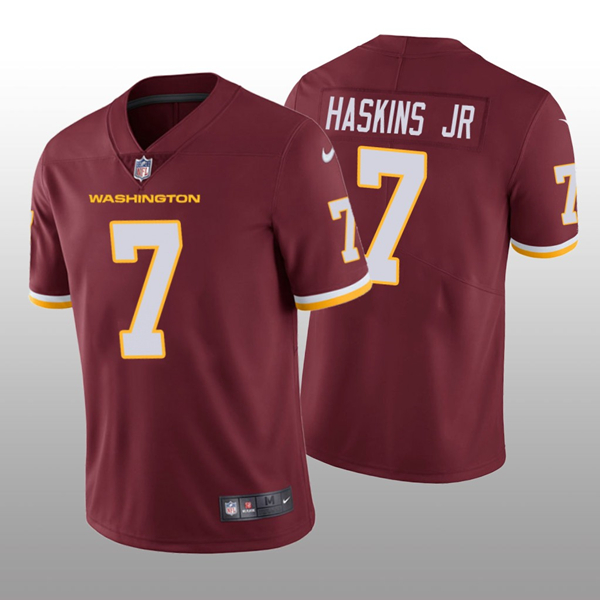 Men's Washington Football Team Red #7 Dwayne Haskins Jr. Vapor Untouchable Limited Stitched NFL Jersey